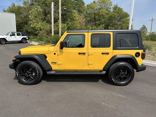 used 2021 Jeep Wrangler Unlimited car, priced at $33,593