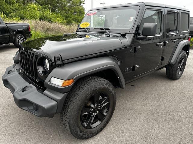 used 2021 Jeep Wrangler Unlimited car, priced at $31,991