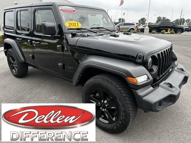 used 2021 Jeep Wrangler Unlimited car, priced at $31,991