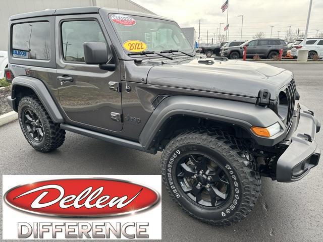 used 2022 Jeep Wrangler car, priced at $34,491