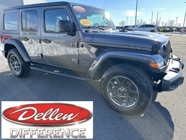 used 2021 Jeep Wrangler Unlimited car, priced at $28,491