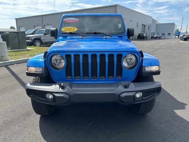 used 2021 Jeep Wrangler Unlimited car, priced at $36,999