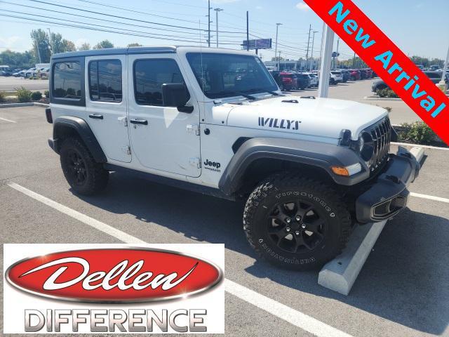 used 2021 Jeep Wrangler car, priced at $32,000