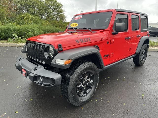 used 2021 Jeep Wrangler car, priced at $33,000