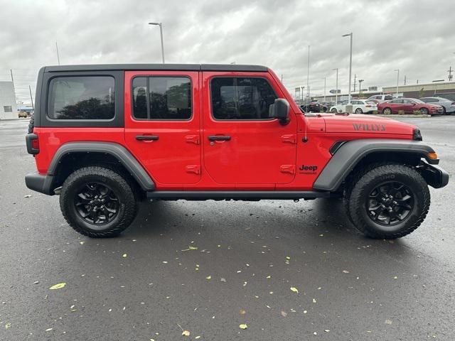 used 2021 Jeep Wrangler car, priced at $33,000