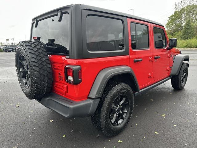 used 2021 Jeep Wrangler car, priced at $33,000