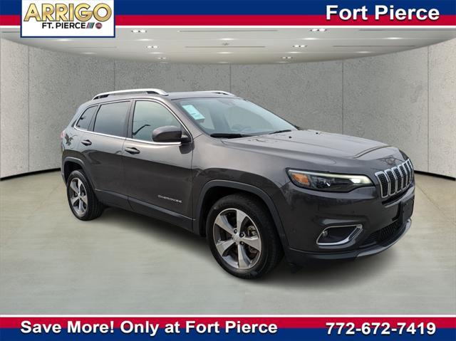 used 2021 Jeep Cherokee car, priced at $20,992