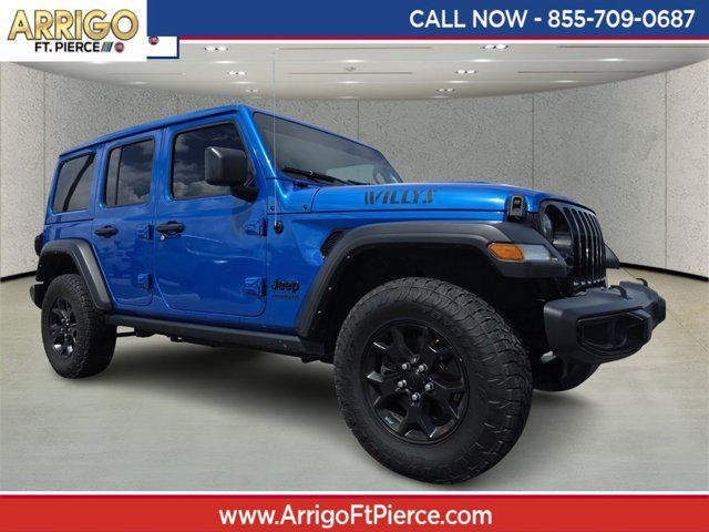 used 2021 Jeep Wrangler car, priced at $28,812