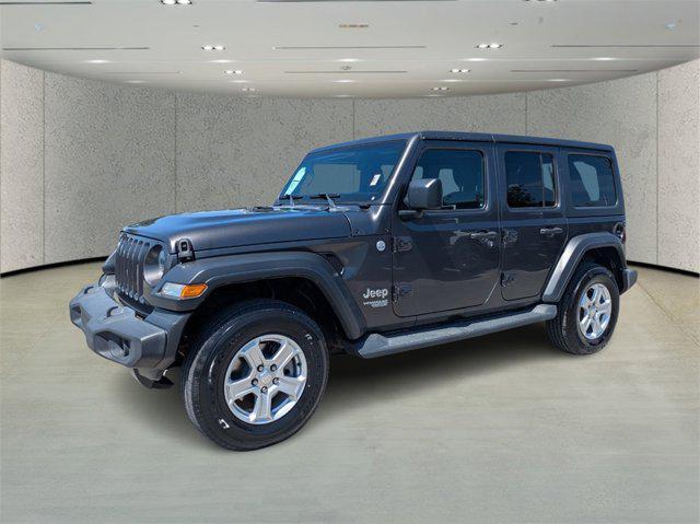 used 2020 Jeep Wrangler Unlimited car, priced at $25,553