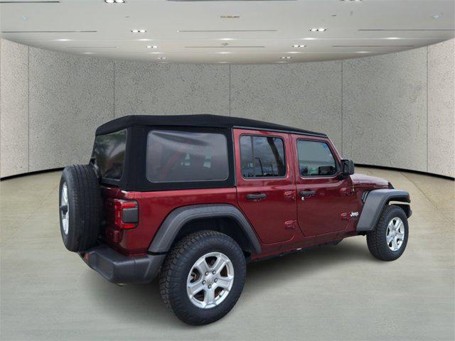 used 2021 Jeep Wrangler Unlimited car, priced at $25,492