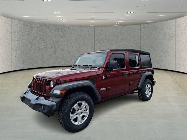 used 2021 Jeep Wrangler Unlimited car, priced at $25,492