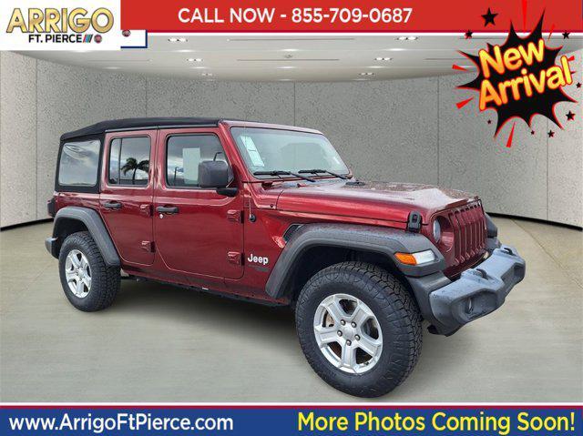 used 2021 Jeep Wrangler Unlimited car, priced at $25,492