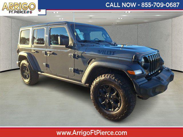 used 2020 Jeep Wrangler Unlimited car, priced at $30,782