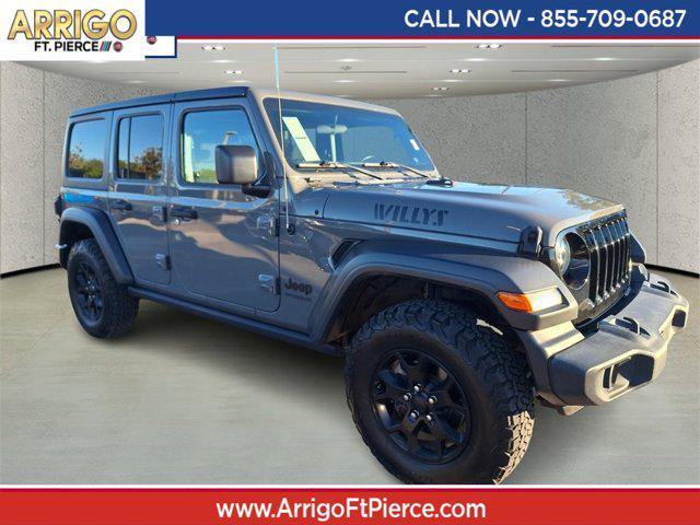 used 2020 Jeep Wrangler Unlimited car, priced at $31,091