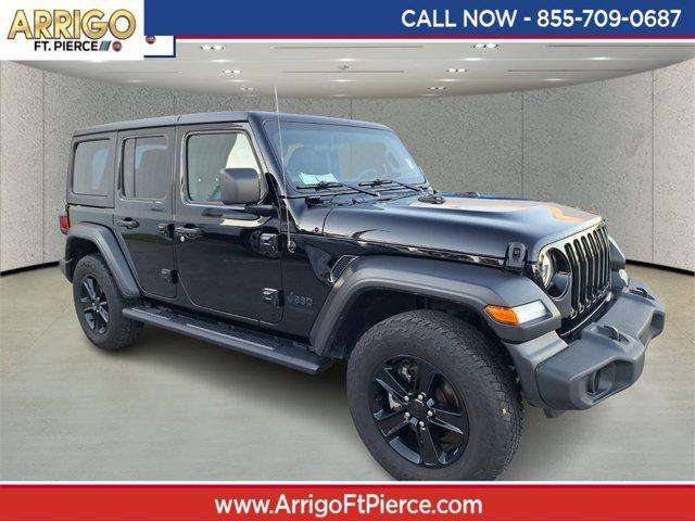 used 2021 Jeep Wrangler Unlimited car, priced at $30,491