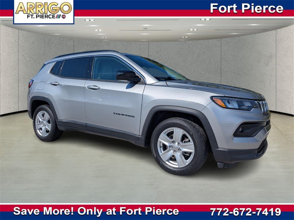 used 2022 Jeep Compass car, priced at $18,231