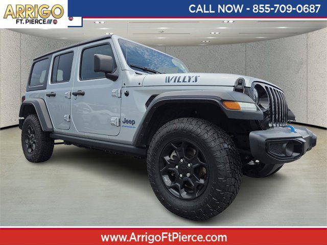 used 2023 Jeep Wrangler 4xe car, priced at $27,801