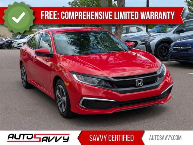 used 2021 Honda Civic car, priced at $17,500