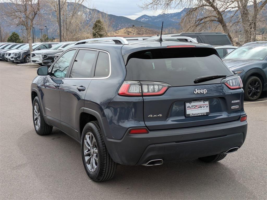 used 2021 Jeep Cherokee car, priced at $19,000
