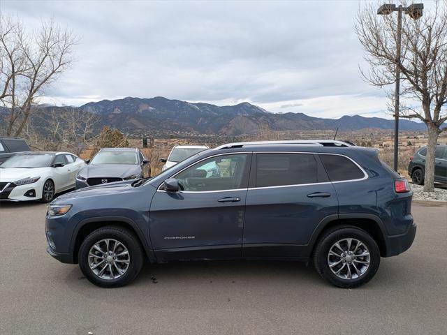 used 2021 Jeep Cherokee car, priced at $19,500