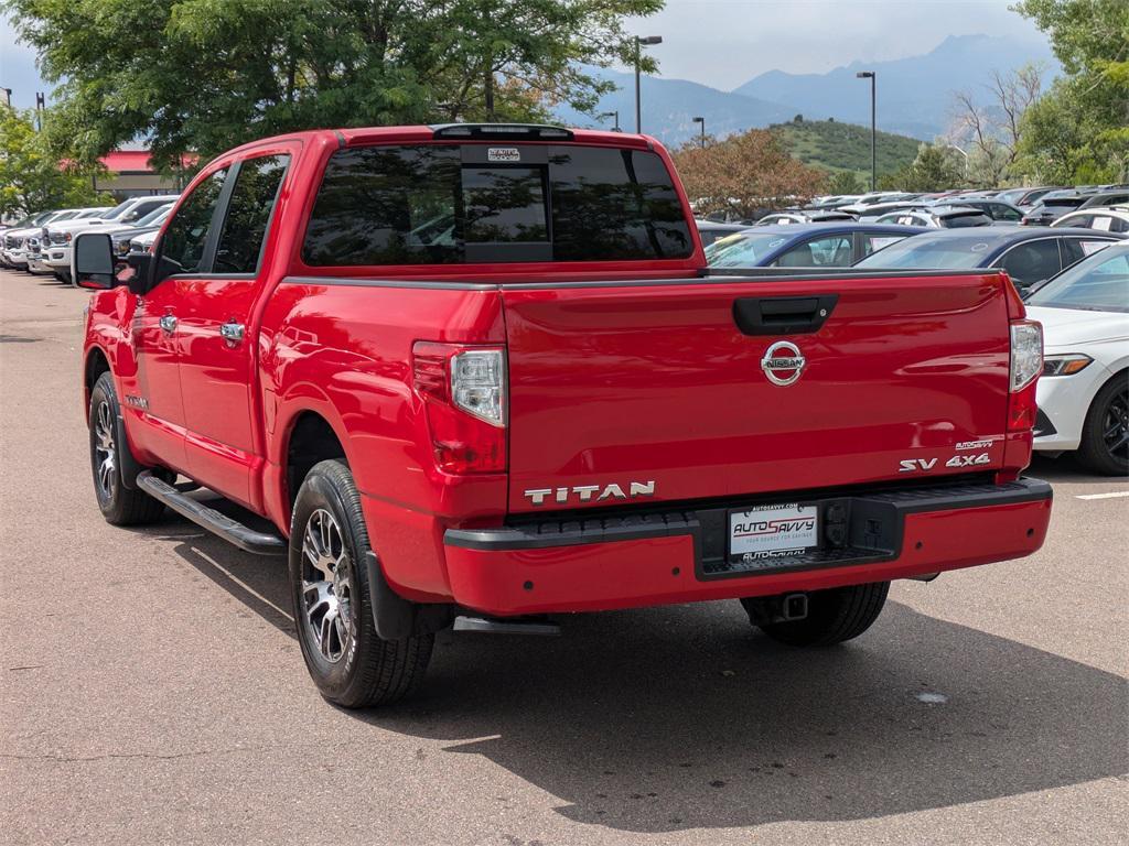 used 2021 Nissan Titan car, priced at $27,000