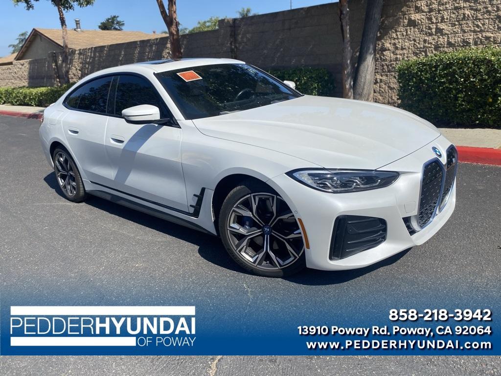used 2022 BMW i4 Gran Coupe car, priced at $33,190