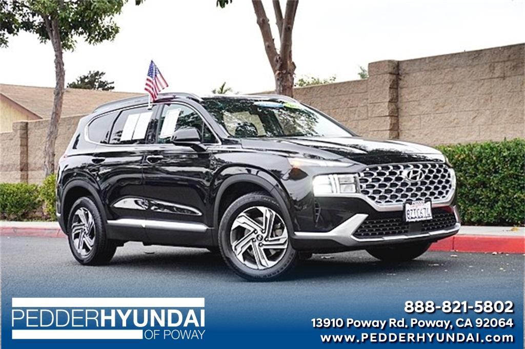 used 2022 Hyundai Santa Fe car, priced at $24,599