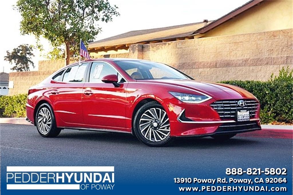 used 2020 Hyundai Sonata Hybrid car, priced at $18,843