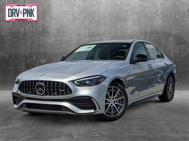 new 2024 Mercedes-Benz AMG C 43 car, priced at $69,705