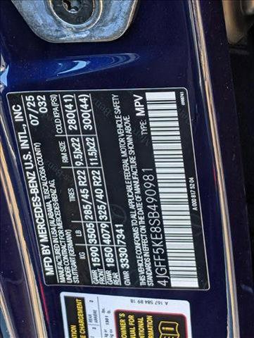 new 2025 Mercedes-Benz GLS 450 car, priced at $109,450