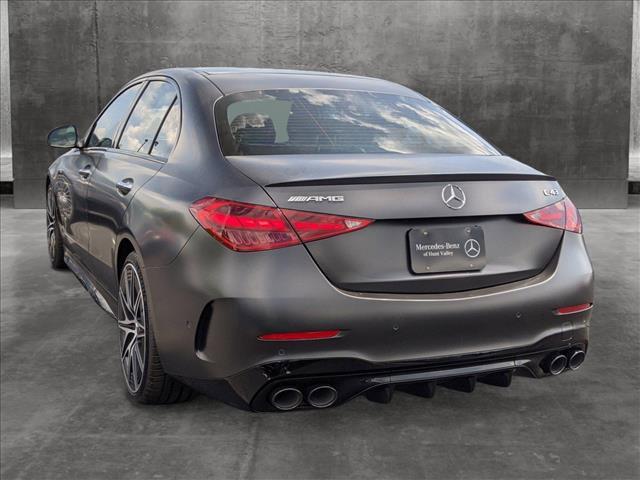 new 2024 Mercedes-Benz AMG C 43 car, priced at $77,900