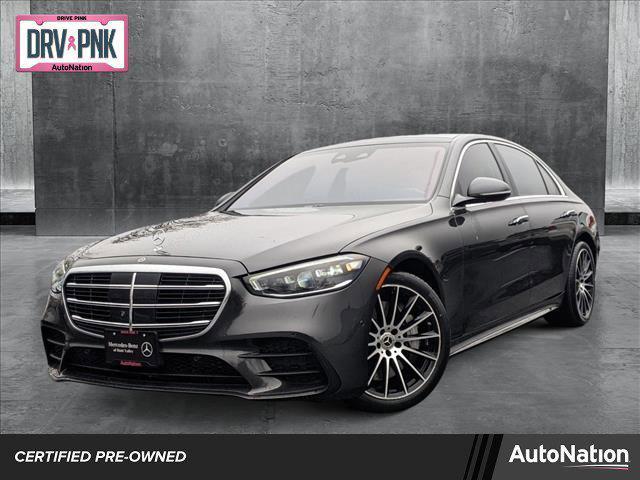 used 2021 Mercedes-Benz S-Class car, priced at $66,399