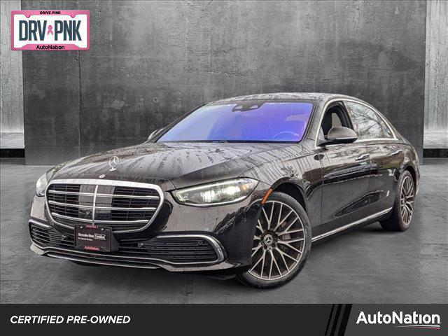 used 2021 Mercedes-Benz S-Class car, priced at $71,999