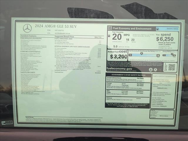 used 2024 Mercedes-Benz AMG GLE 53 car, priced at $66,277
