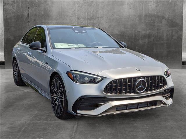 new 2024 Mercedes-Benz AMG C 43 car, priced at $74,405