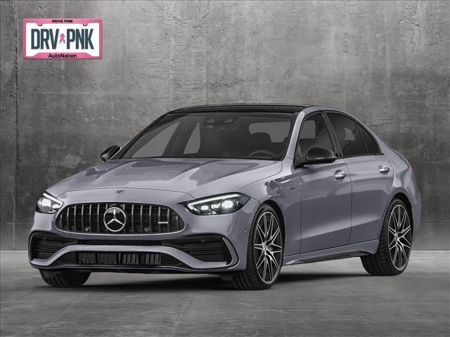 new 2024 Mercedes-Benz AMG C 43 car, priced at $74,405