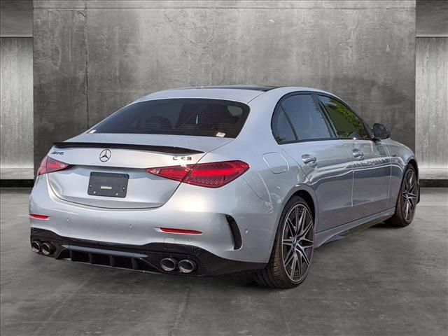 new 2024 Mercedes-Benz AMG C 43 car, priced at $74,405