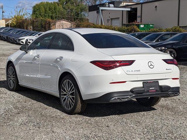 new 2025 Mercedes-Benz CLA 250 car, priced at $50,195