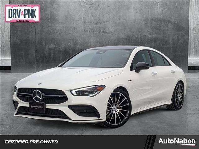 used 2023 Mercedes-Benz AMG CLA 35 car, priced at $40,599