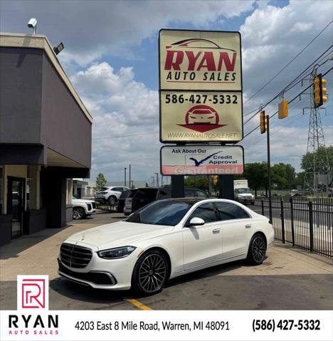used 2022 Mercedes-Benz S-Class car, priced at $75,905
