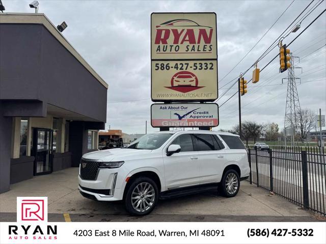 used 2021 Cadillac Escalade car, priced at $60,405