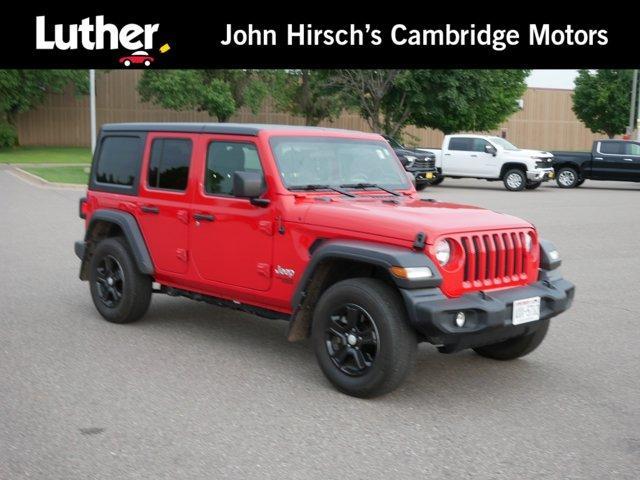 used 2021 Jeep Wrangler Unlimited car, priced at $25,024