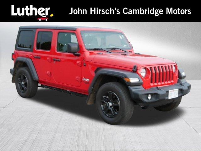 used 2021 Jeep Wrangler Unlimited car, priced at $25,024
