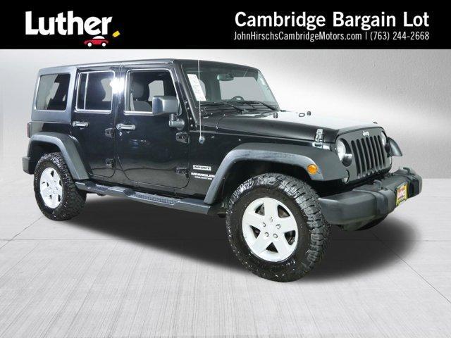 used 2017 Jeep Wrangler Unlimited car, priced at $17,498