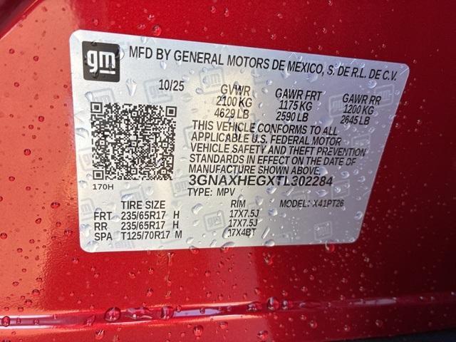 new 2026 Chevrolet Equinox car, priced at $29,315