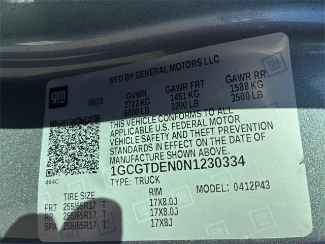 used 2022 Chevrolet Colorado car, priced at $32,500