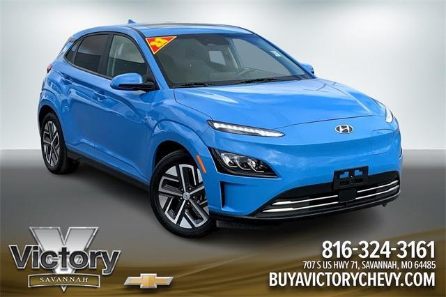 used 2022 Hyundai Kona EV car, priced at $20,995