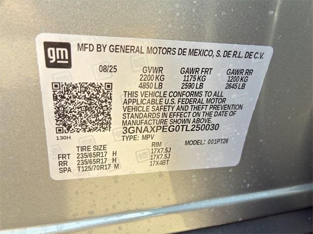 new 2026 Chevrolet Equinox car, priced at $31,000