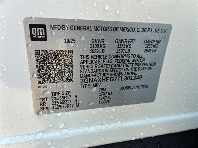 new 2026 Chevrolet Equinox car, priced at $28,990