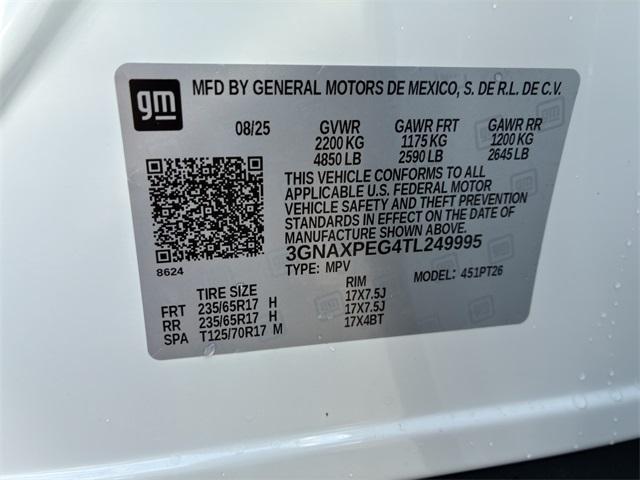 new 2026 Chevrolet Equinox car, priced at $29,915